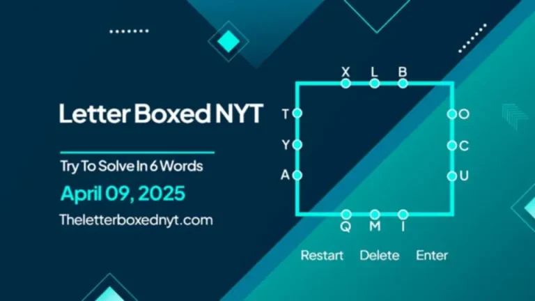 Letter Boxed Answers and Hints April 9